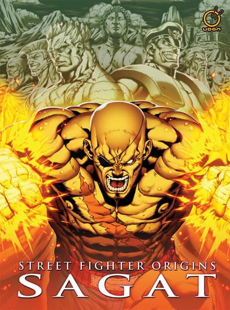 Cover Art for STREET FIGHTER ORIGINS HC SAGAT