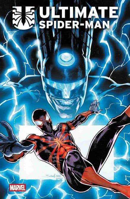 Cover Art for ULTIMATE SPIDER-MAN-GEFANGEN IN DER SCHÖNEN NEUEN WELT
