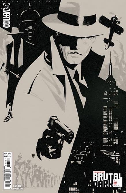 Cover Art for THE PERIL OF THE BRUTAL DARK AN EZRA CAIN MYSTERY