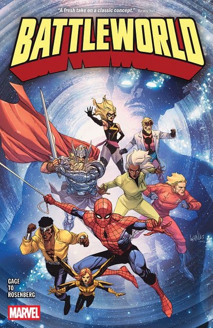 Cover Art for BATTLEWORLD TP