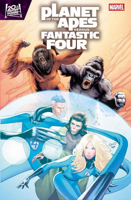 Cover Art for PLANET OF THE APES VS. FANTASTIC FOUR