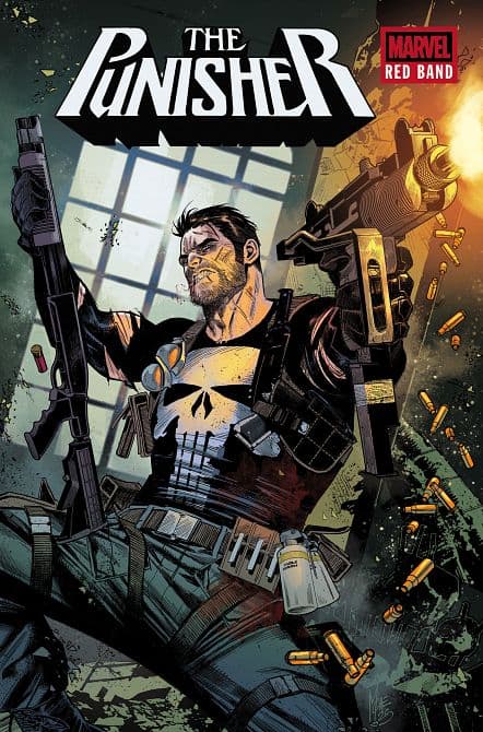 Cover Art for PUNISHER RED BAND-BRAIN BLEED TP