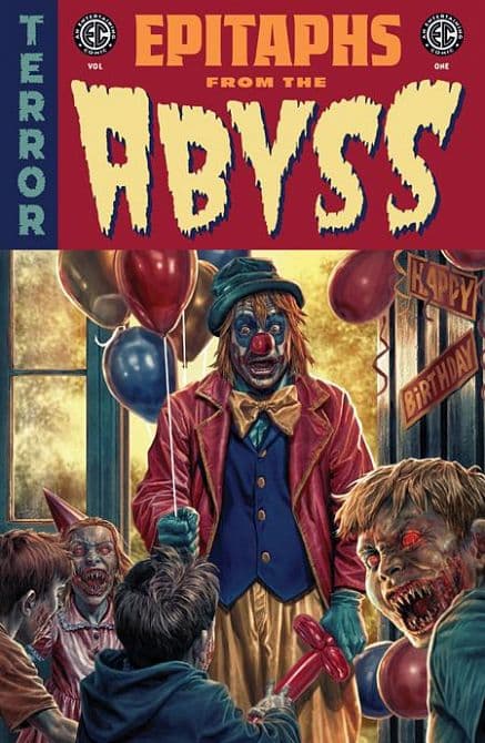 EC EPITAPHS FROM THE ABYSS HC BOOK ONE LIBRARY EDITION SLIPCASE & PORTFOLIO
