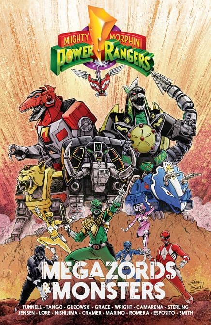 Cover Art for MIGHTY MORPHIN POWER RANGERS MEGAZORDS & MONSTERS TP