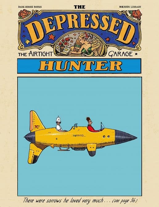 Cover Art for MOEBIUS LIBRARY THE DEPRESSED HUNTER HC