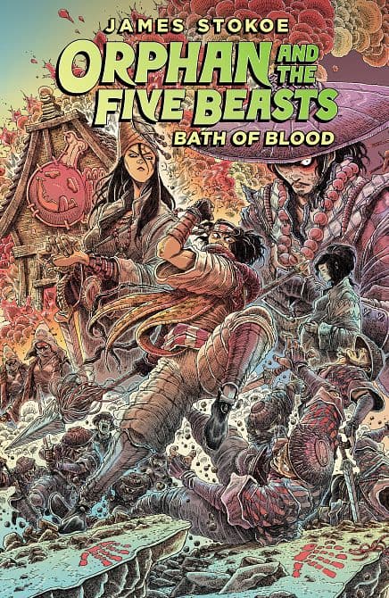 Cover Art for ORPHAN AND THE FIVE BEASTS VOLUME 02 BATH OF BLOOD TP