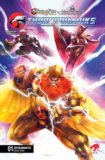 Cover Art for THUNDERCATS X SILVERHAWKS THUNDERHAWKS