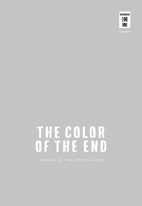 Cover Art for THE COLOR OF THE END