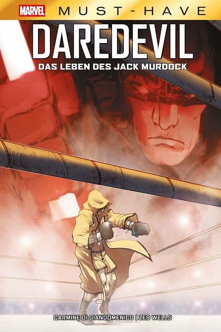 Cover Art for MARVEL MUST-HAVE: DAREDEVIL-DAS LEBEN DES JACK MURDOCK ( HC )