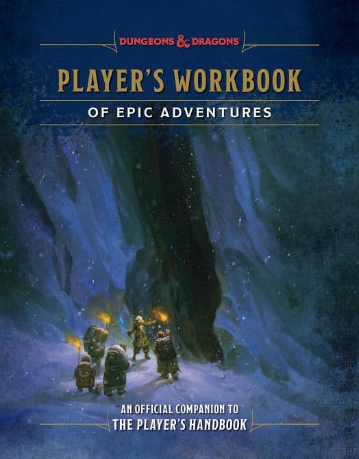 PLAYER'S WORKBOOK OF EPIC ADVENTURES ( DUNGEONS & DRAGONS ) HC