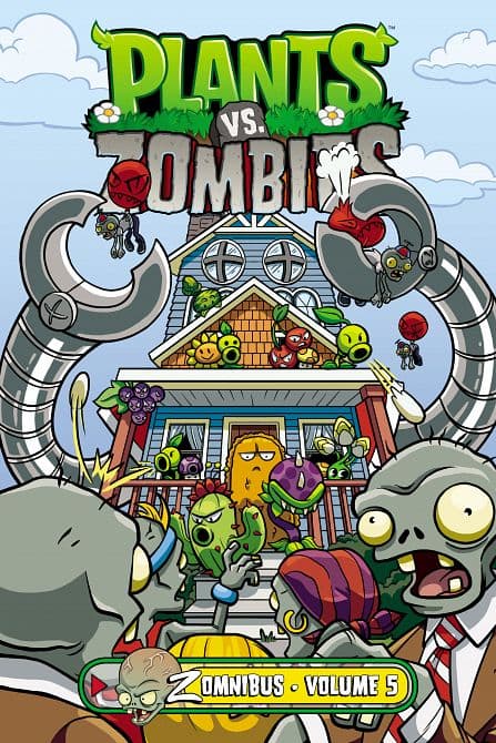 Cover Art for PLANTS VS. ZOMBIES ZOMNIBUS VOLUME 05 HC