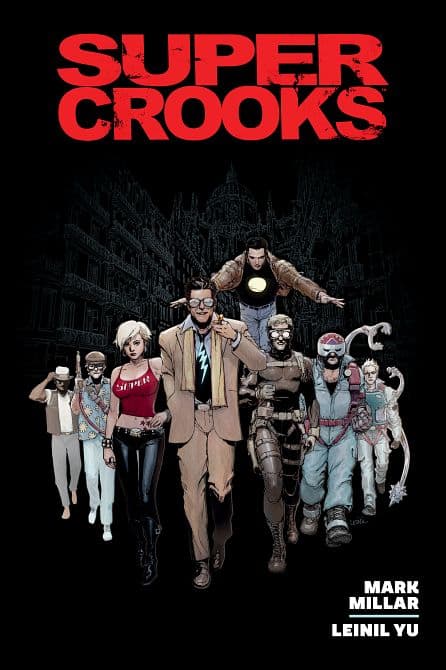 Cover Art for SUPERCROOKS LIBRARY EDITION HC