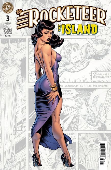 Cover Art for ROCKETEER THE ISLAND