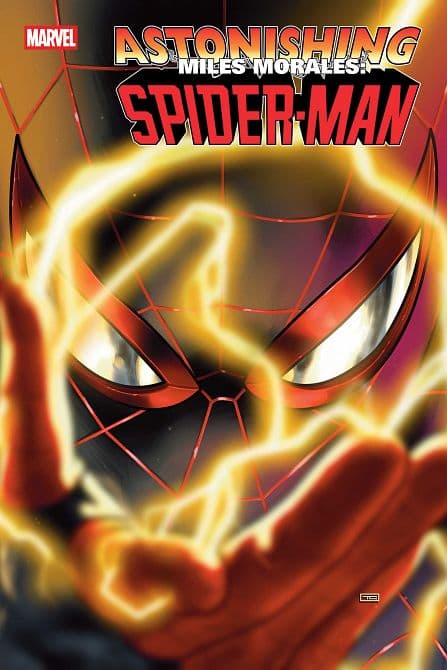 Cover Art for ASTONISHING MILES MORALES SPIDER-MAN THE ART OF THWIP