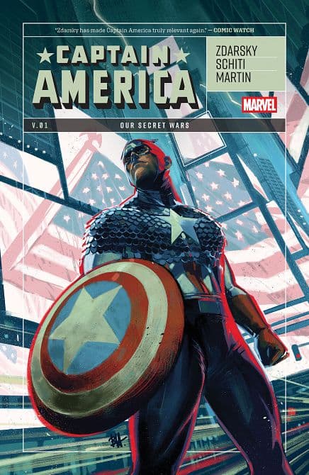 Cover Art for CAPTAIN AMERICA VOL. 01 OUR SECRET WARS TP