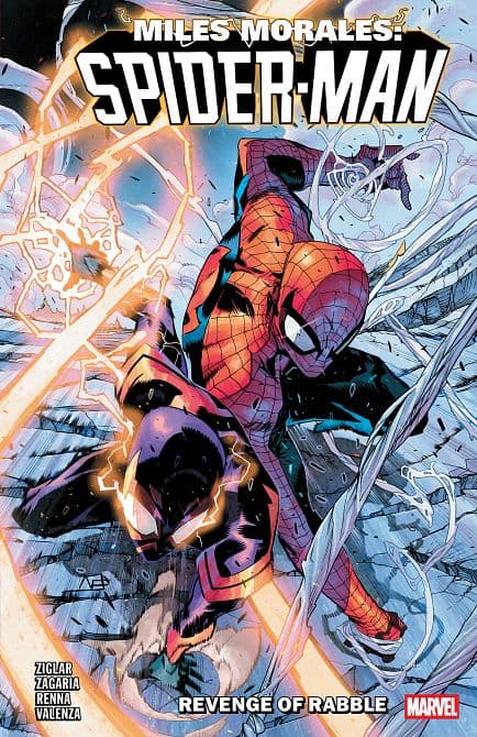 Cover Art for MILES MORALES SPIDER-MAN BY CODY ZIGLAR VOL. 08-REVENGE OF RABBLE TP