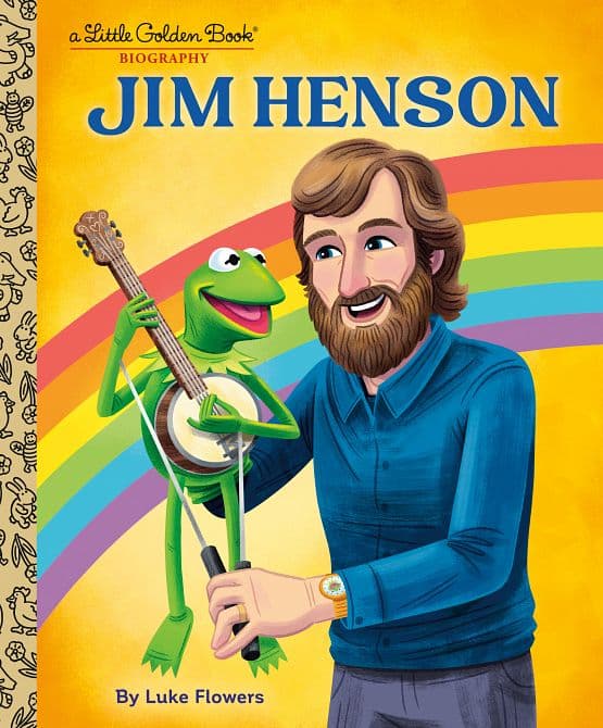 Cover Art for JIM HENSON A LITTLE GOLDEN BOOK BIOGRAPHY HC