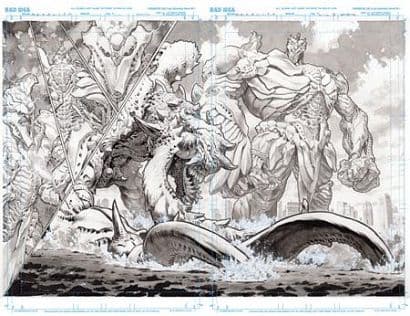 OLYMPUS SAGA MEGALITH #1 – Cvr D Lewis Larosa Original Art Edition 1 Variant Cover
