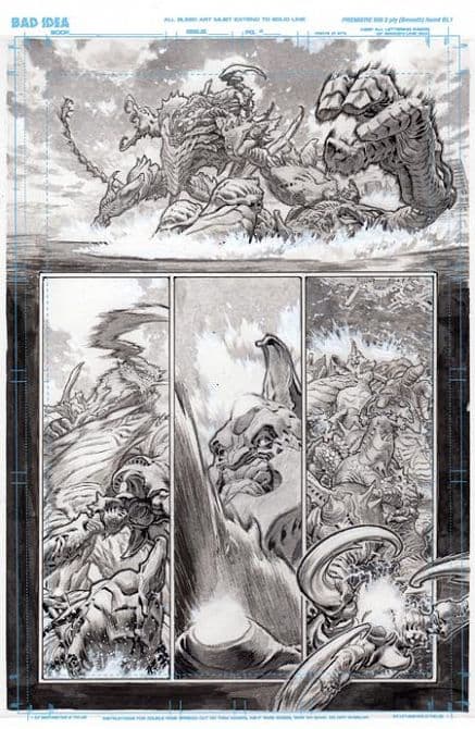 OLYMPUS SAGA MEGALITH #1 – Cvr H Lewis Larosa Original Art Edition 5 Variant Cover