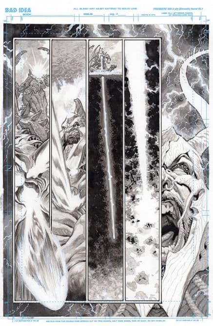 OLYMPUS SAGA MEGALITH #1 – Cvr I Lewis Larosa Original Art Edition 6 Variant Cover