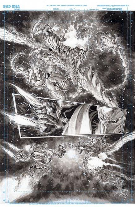 OLYMPUS SAGA MEGALITH #1 – Cvr P Lewis Larosa Original Art Edition 13 Variant Cover