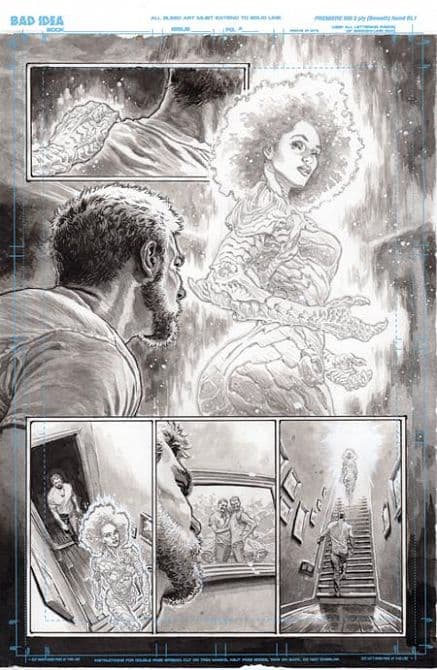 OLYMPUS SAGA MEGALITH #1 – Cvr R Lewis Larosa Original Art Edition 15 Variant Cover