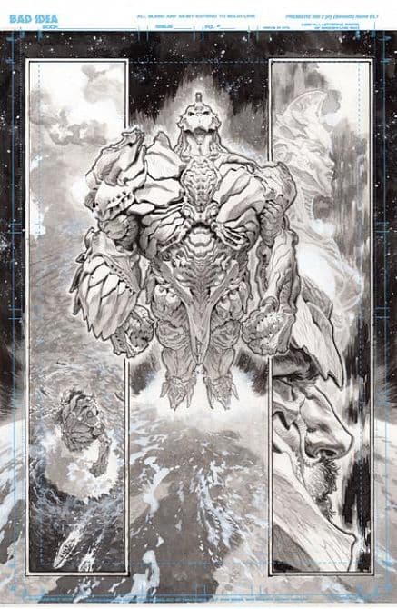 OLYMPUS SAGA MEGALITH #1 – Cvr T Lewis Larosa Original Art Edition 17 Variant Cover