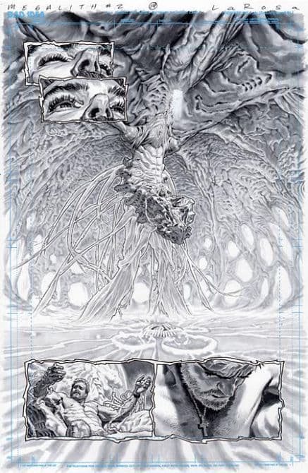 OLYMPUS SAGA MEGALITH #1 – Cvr Z Lewis Larosa Original Art Edition 23 Variant Cover