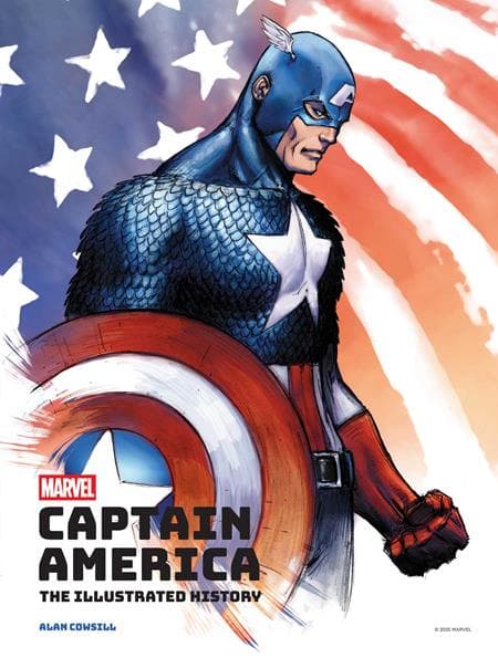 Cover Art for MARVELS CAPTAIN AMERICA THE ILLUSTRATED HISTORY HC