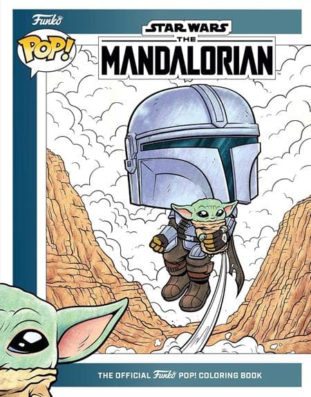 Cover Art for STAR WARS THE MANDALORIAN TP THE OFFICIAL FUNKO POP COLORING BOOK