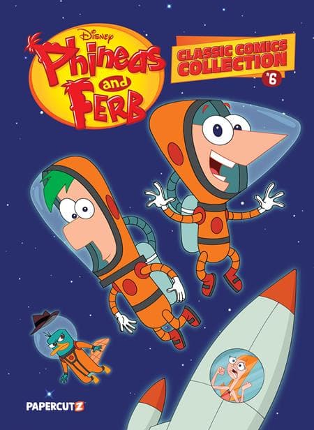 Cover Art for PHINEAS AND FERB CLASSIC COMICS COLLECTION TP VOL 06