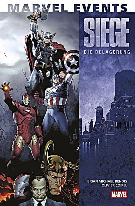 Cover Art for MARVEL EVENTS: THE SIEGE-DIE BELAGERUNG