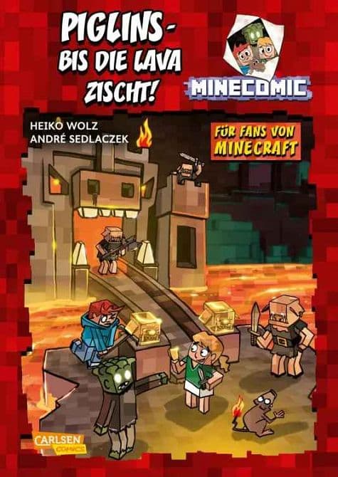 Cover Art for PIGLINS-BIS DIE LAVA ZISCHT!-FÜR FANS VON MINECRAFT