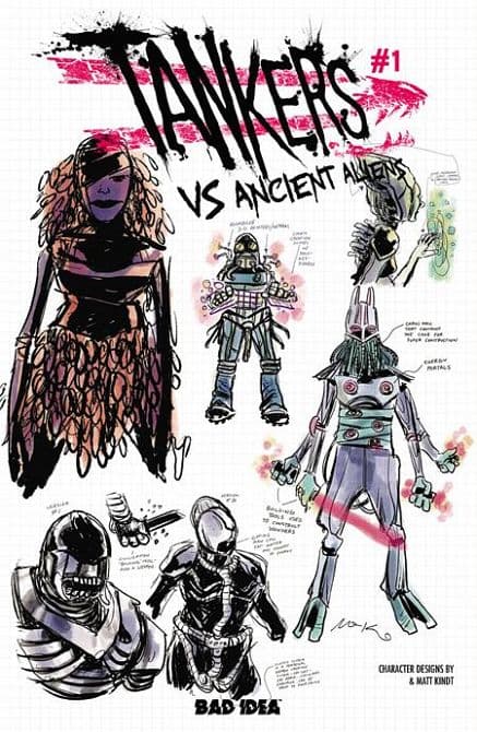 Cover Art for TANKERS VS ANCIENT ALIENS