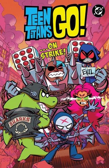 Cover Art for TEEN TITANS GO ON STRIKE TP
