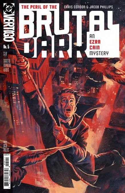 Cover Art for THE PERIL OF THE BRUTAL DARK AN EZRA CAIN MYSTERY