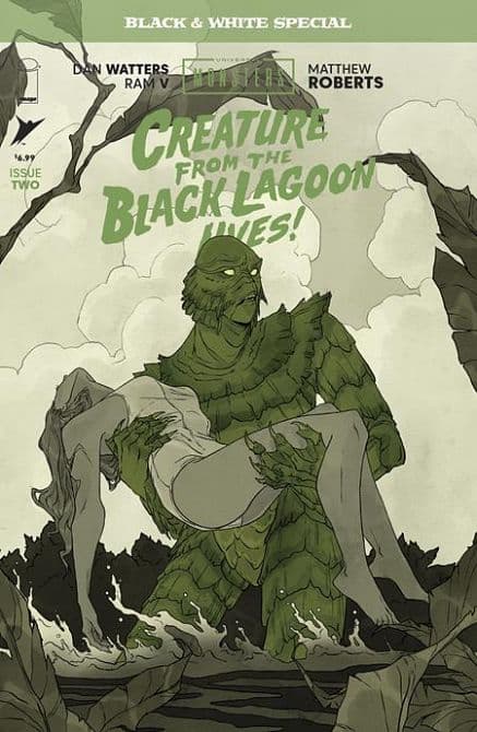 UNIVERSAL MONSTERS CREATURE FROM THE BLACK LAGOON LIVES BLACK & WHITE SPECIAL