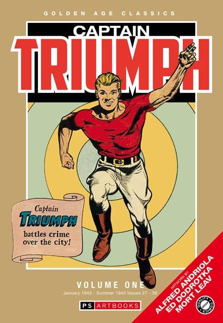 Cover Art for GOLDEN AGE CLASSICS CAPTAIN TRIUMPH HC VOLUME 01