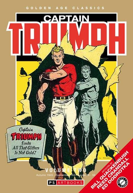 Cover Art for GOLDEN AGE CLASSICS CAPTAIN TRIUMPH HC VOLUME 02