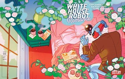Cover Art for WHITE HOUSE ROBOT ROMANCE