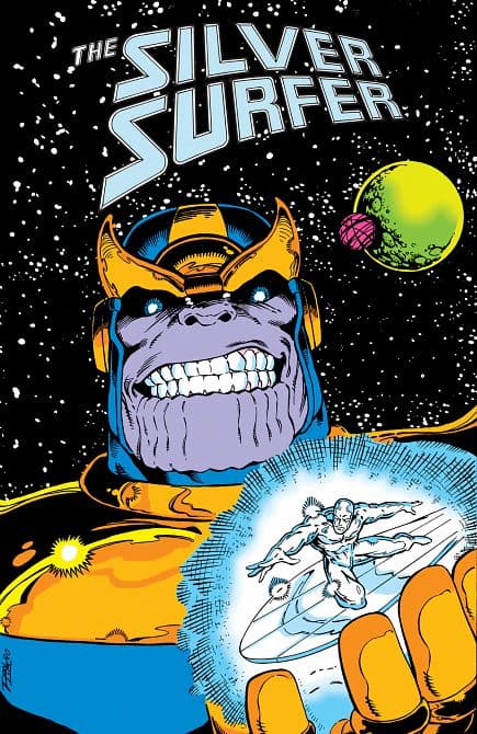Cover Art für SILVER SURFER THE INFINITY GAUNTLET OMNIBUS RON LIM MARVEL AGE COVER [ DM ONLY ] HC