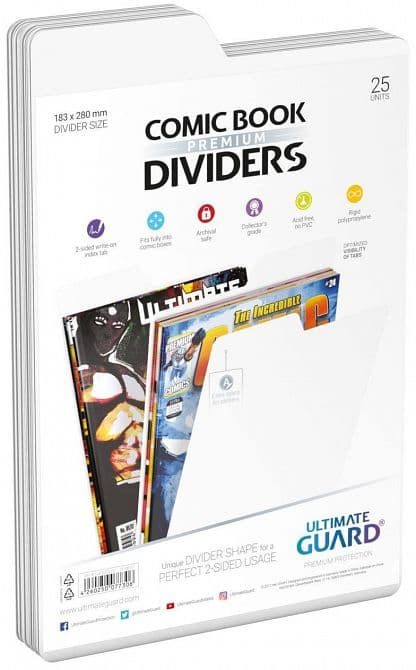 Cover Art for Ultimate Guard Premium Comic Book Dividers Weiß ( 25 )