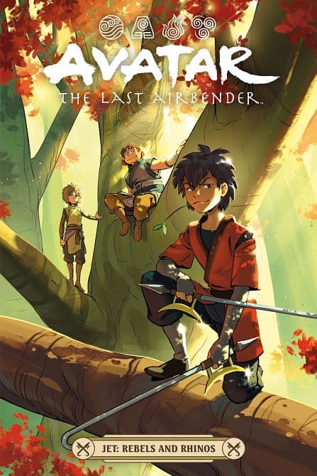Cover Art for AVATAR THE LAST AIRBENDER-JET-REBELS AND RHINOS TP
