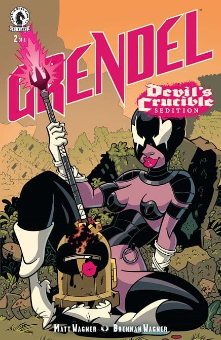 Cover Art for GRENDEL DEVIL'S CRUCIBLE-SEDITION