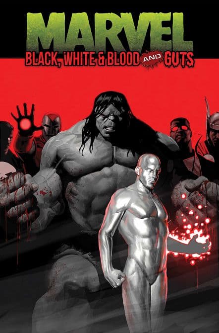 Cover Art for MARVEL BLACK, WHITE & BLOOD AND GUTS TP