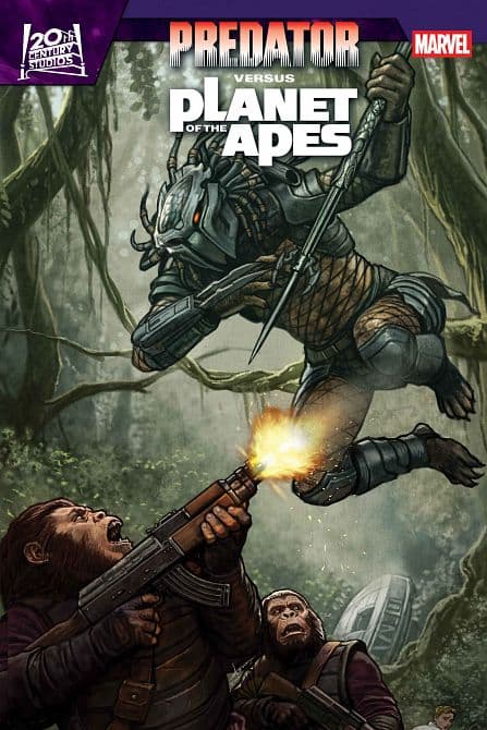 Cover Art for PREDATOR VS. THE PLANET OF THE APES