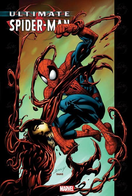 Cover Art for ULTIMATE SPIDER-MAN OMNIBUS VOL. 02 MARK BAGLEY CARNAGE COVER [ NEW PRINTING, DM ONLY ] HC