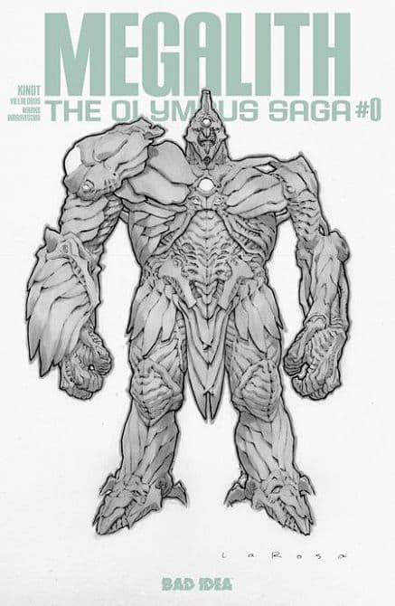 OLYMPUS SAGA MEGALITH #1 – Cvr E Inc 1: 20 Lewis Larosa Bw Variant Cover