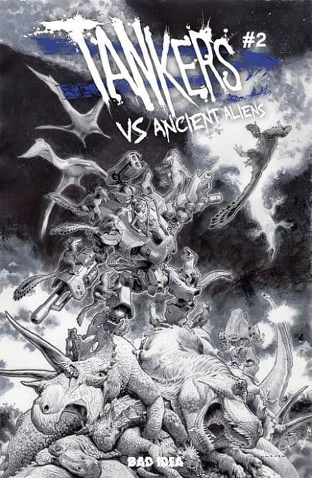 Cover Art for TANKERS VS ANCIENT ALIENS
