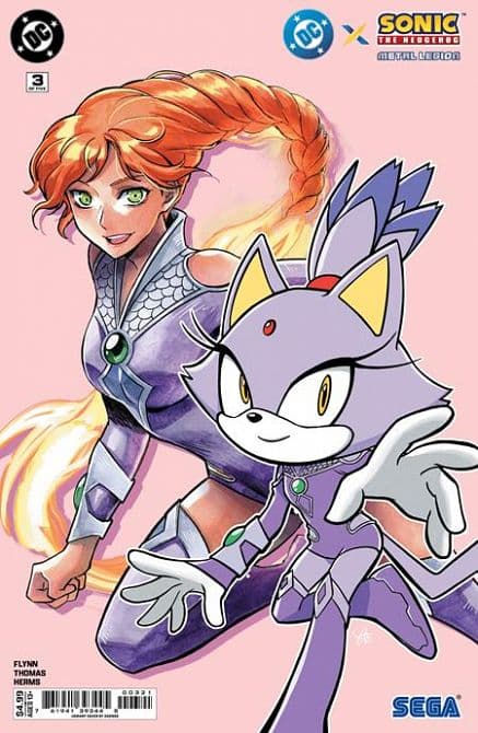 Cover Art for DC X SONIC THE HEDGEHOG THE METAL LEGION